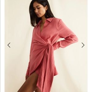 Onia oversized shirt wrap
